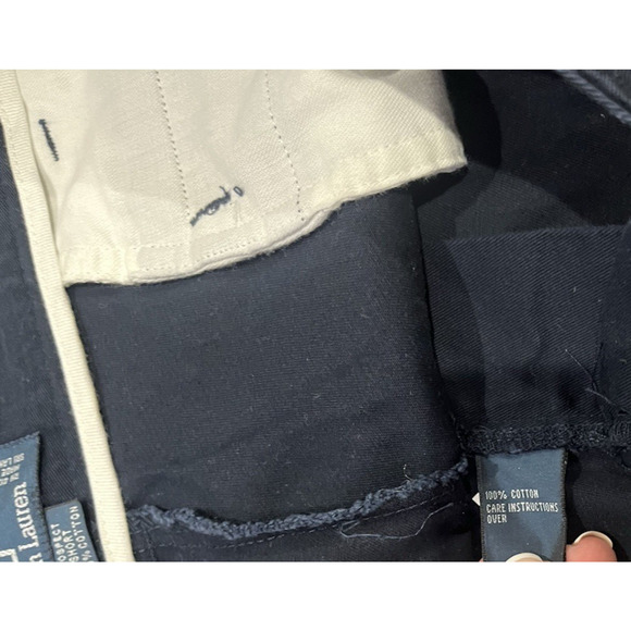 Polo Ralph Lauren Men's New Prospect Shorts Flat Front Weathered Navy 38 9" - Picture 4 of 8